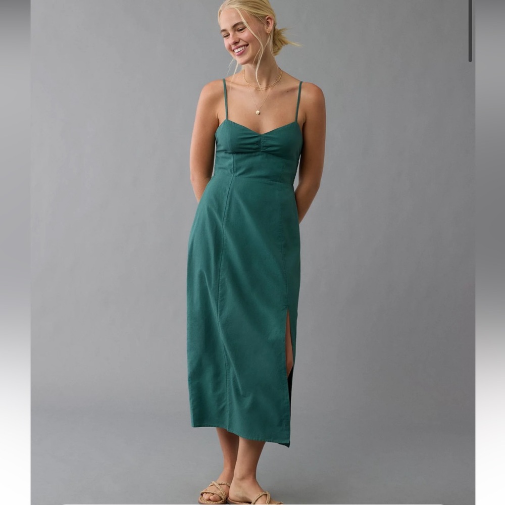 NWT American Eagle tie back Midi Dress